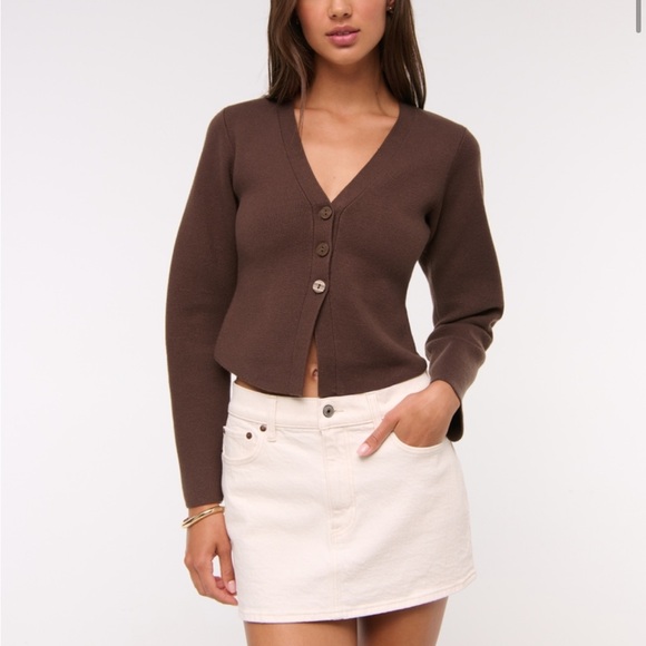 Abercrombie & Fitch Sweaters - Abercrombie & Fitch luxeloft rounded sleeve cardigan